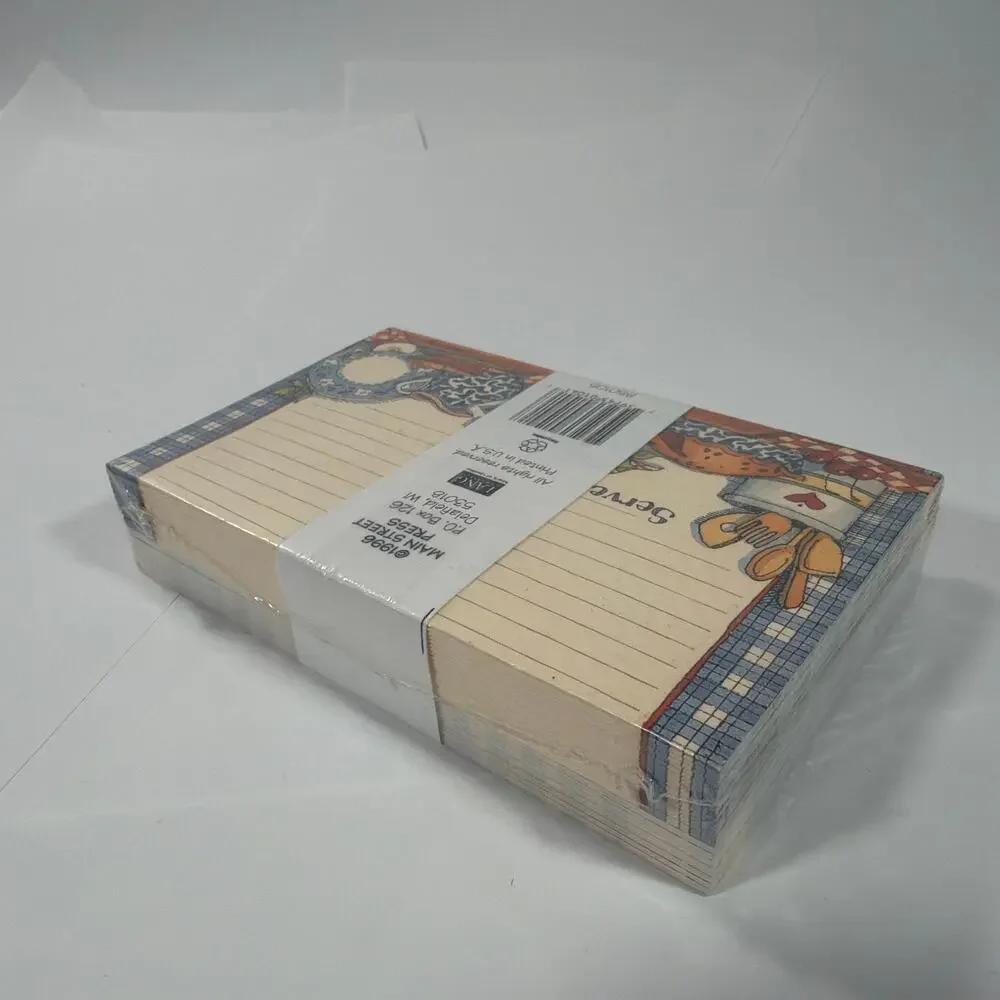 Vintage 1996 Main Street Press The Pie Shelf Recipe Cards Sealed 36 Count